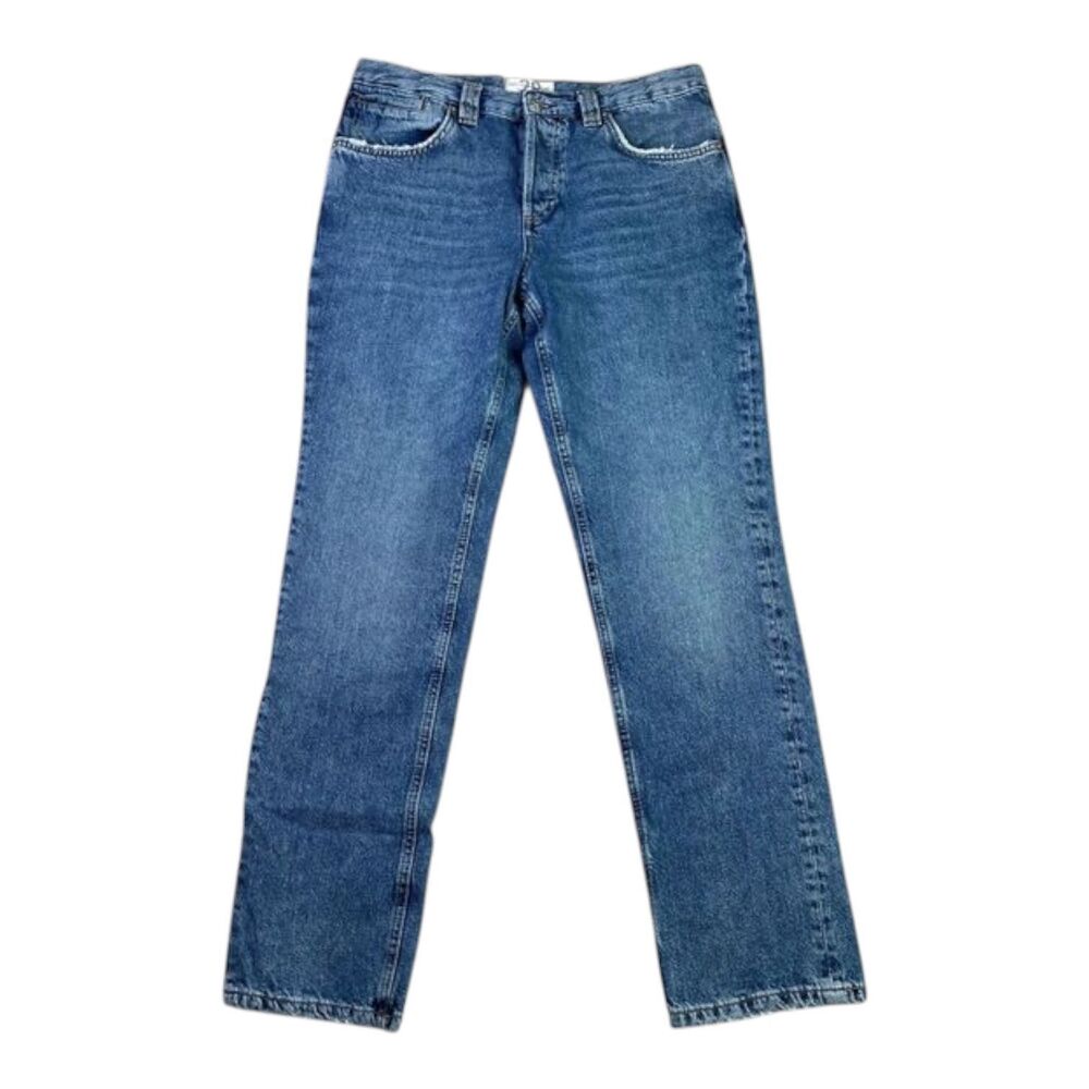 NWT We The Free Jeans 26 Curvy Crvy Siren Low Rise Straight Leg Button Fly Denim